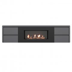 Тумба с биокамином Firelight BFP/P-1700 lux графит