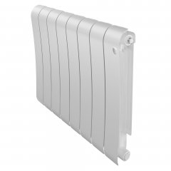 Биметаллический радиатор отопления Royal Thermo Infinity 500 8 секций Bianco Traffico