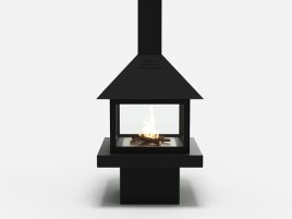 Островной биокамин Good Fire Куб 850