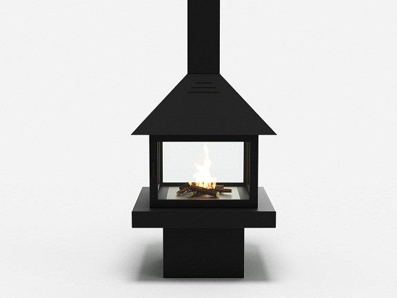 Островной биокамин Good Fire Куб 850