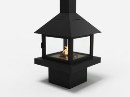 Островной биокамин Good Fire Куб 850