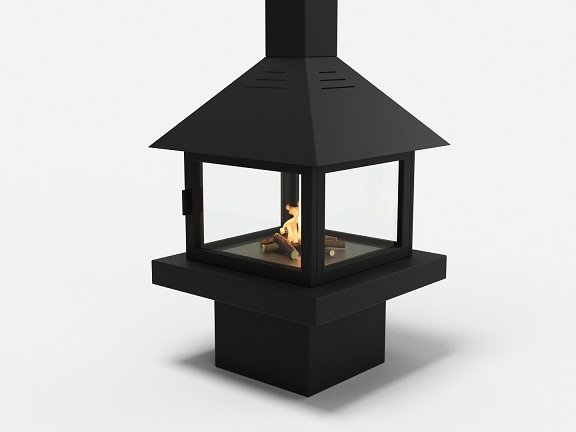 Островной биокамин Good Fire Куб 850