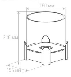 Биокамин Silver Smith Mini 1 Premium White