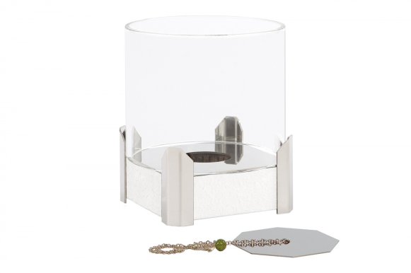 Изображение товара Биокамин Silver Smith Mini 1 Premium White настольный биокамин для дома и офиса