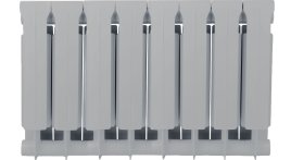 Радиатор биметаллический Global Style Plus 350 (8 секций) серый