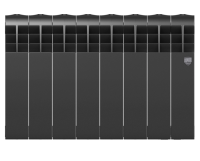 Биметаллический радиатор отопления Royal Thermo BiLiner B 350 8 секций Noir Sable