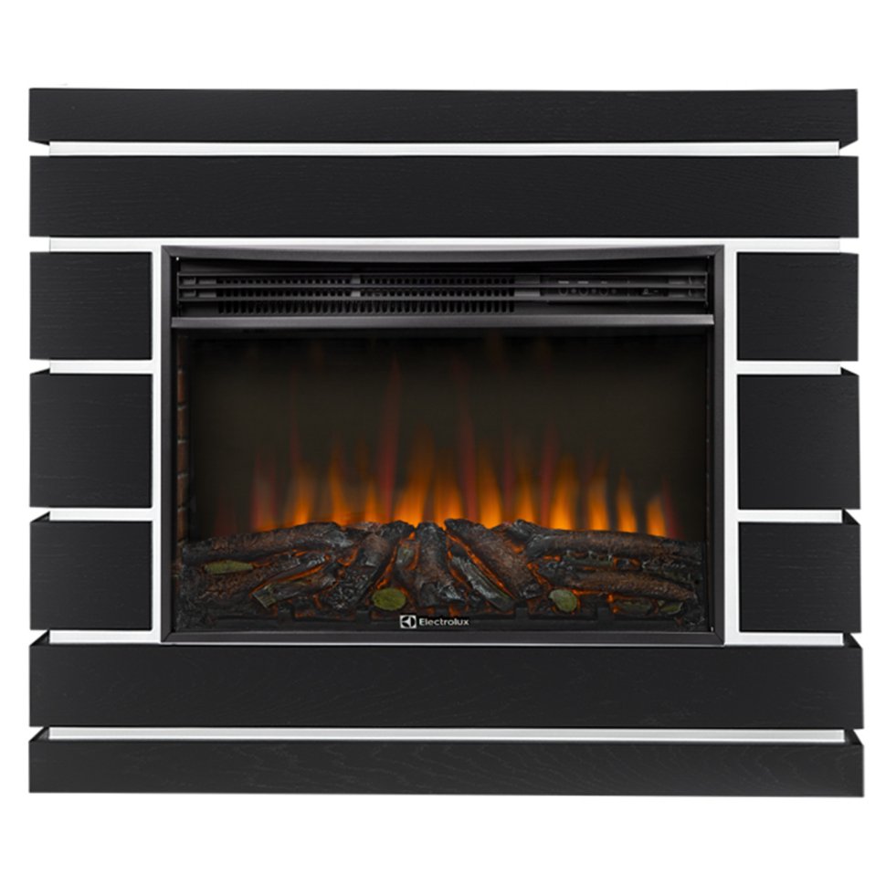 Каминокомплект Firelight Moderno 30 с очагом Electrolux EFP/P-3320RLS N шпон черный дуб — фото 1