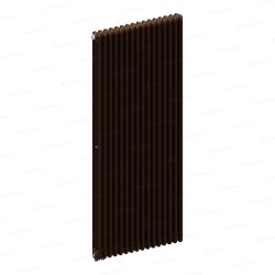 Стальной трубчатый радиатор Rifar Tubog 3200/16 нижнее подключение DV1 терра