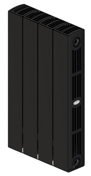 Изображение товара Биметаллический радиатор Rifar Supremo Ventil SVR 350 4 секции антрацит