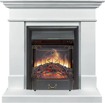 Каминокомплект Royal Flame California STD SFT с очагом Majestic FX Black белый (разборный)