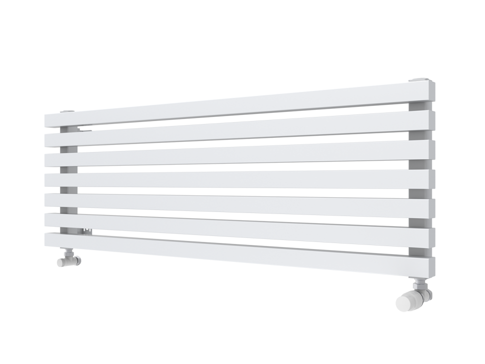 Стальной трубчатый радиатор КЗТО Quadrum 40 Н 1750-6 R белый муар