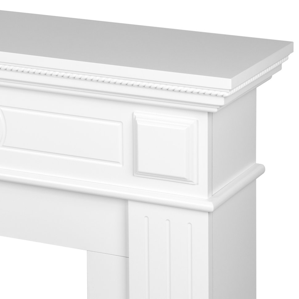 Каминокомплект Firelight Bianco Classic с очагом Electrolux EFP/P-1020LS белый — фото 4