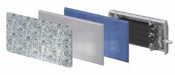 Настенный дизайн-конвектор Varmann StoneKon SNK H W O 80.450.1800 горизонтальный