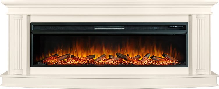 Каминокомплект Royal Flame Rome 60 с очагом Vision 60 LOG LED слоновая кость — фото 1