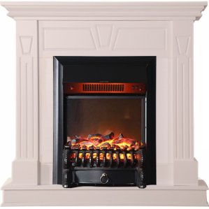 Изображение товара Каминокомплект Interflame Берта с очагом Fobos FX M Black бежевый