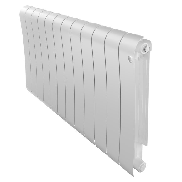 Биметаллический радиатор отопления Royal Thermo Infinity 500 12 секций Bianco Traffico