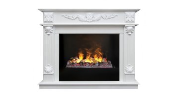 Каминокомплект RealFlame Philadelphia 25,5/26 WT 3D Cassette 630 + Black вставка