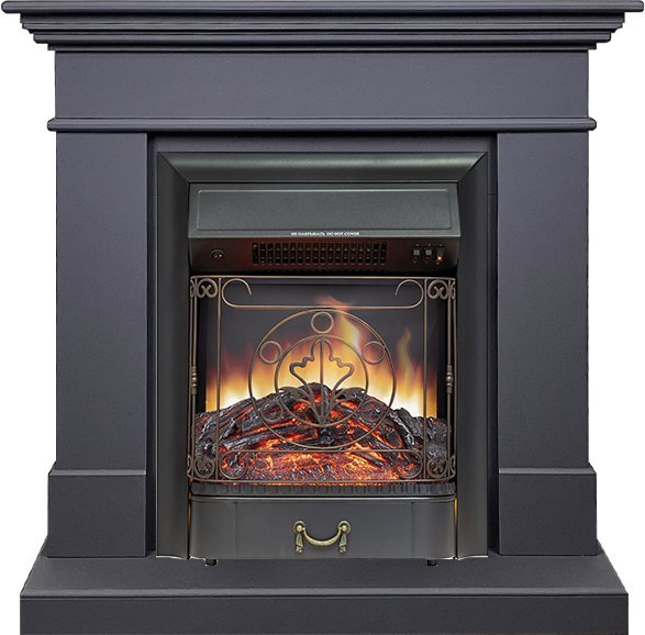 Каминокомплект Royal Flame California STD SFT с очагом Majestic FX Black серый графит (разборный) — фото 1
