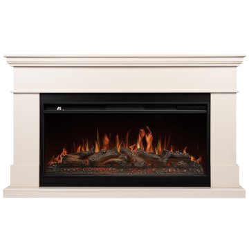 Каминокомплект Royal Thermo Aurora RTFP/P-AR40LS + портал Firelight California 42/40/36 кремовый