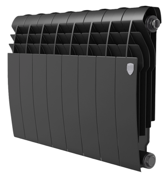 Биметаллический радиатор отопления Royal Thermo BiLiner B 350 10 секций Noir Sable