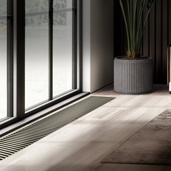 Внутрипольный конвектор Royal Thermo Atrium 110/250/1900-DG-U-BL