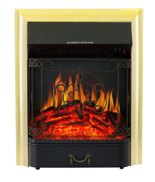 Каминокомплект Royal Flame California STD CRM (Разборный) с очагом Majestic FX Brass санд смоук