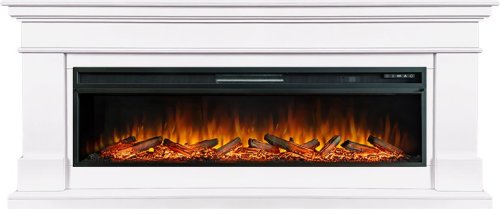 Каминокомплект Royal Flame California V60 SFT (Разборный) с очагом Vision 60 LOG LED белый — фото 1