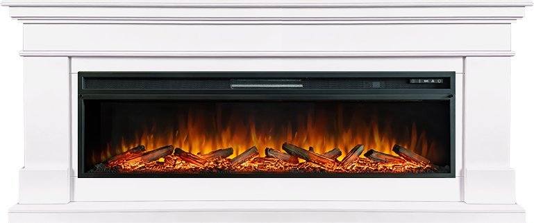 Каминокомплект Royal Flame California V60 SFT (Разборный) с очагом Vision 60 LOG LED белый — фото 1