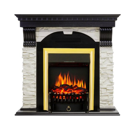 Каминокомплект Royal Flame Dublin с очагом Fobos FX Brass