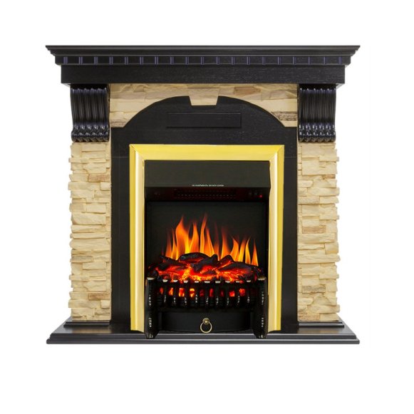 Каминокомплект Royal Flame Dublin с очагом Fobos FX Brass