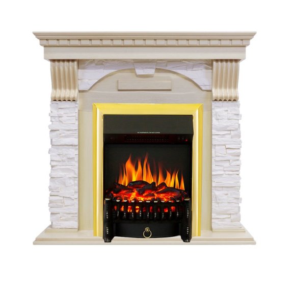 Каминокомплект Royal Flame Dublin с очагом Fobos FX Brass