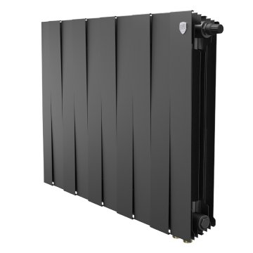 Биметаллический радиатор отопления Royal Thermo PianoForte 500 черный VR80 10 секций