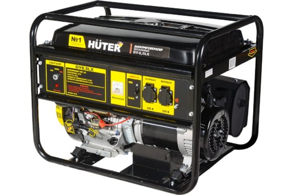 Изображение товара Бензиновый электрогенератор Huter DY6.5LX