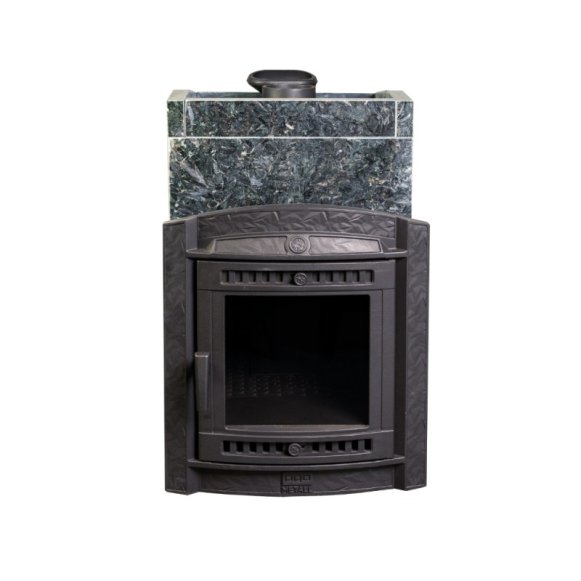 Печь банная PROMetall Атмосфера L в облицовке Пироксенит+Корзина