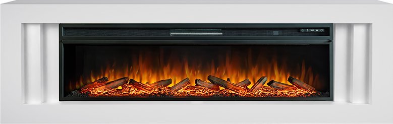 Каминокомплект Royal Flame Line (Разборный) с очагом Vision 60 LOG LED белый — фото 1