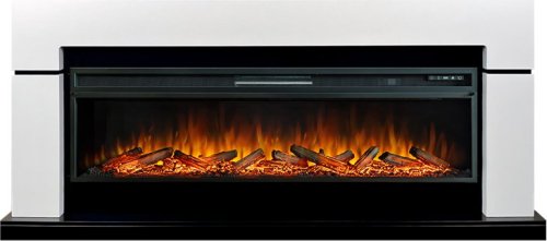 Каминокомплект Royal Flame Lindos 60 (Разборный) с очагом Vision 60 LOG LED белый с черным — фото 1
