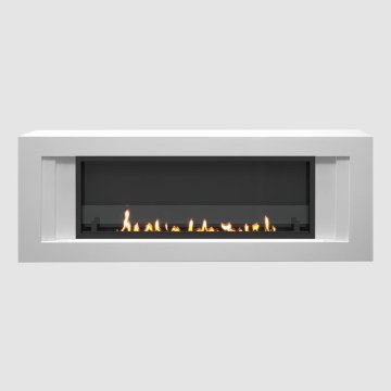 Встроенный портальный биокамин SteelHeat Line Long стекло стемалит