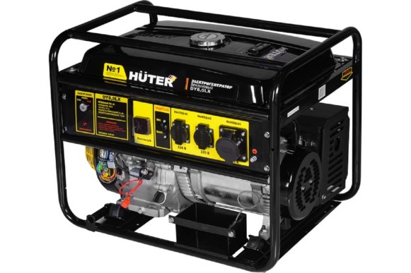 Изображение товара Бензиновый электрогенератор Huter DY8.0LX мощностью 5 кВт для резервного электроснабжения