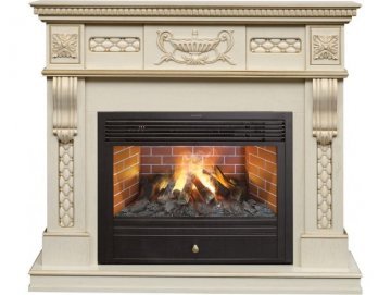Каминокомплект RealFlame Corsica Lux 26 с очагом 3D Novara