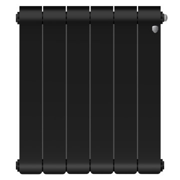 Биметаллический радиатор отопления Royal Thermo Infinity 500 6 секций Noir Sable