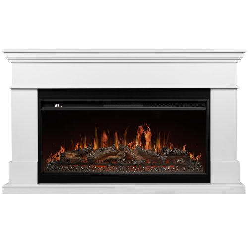 Каминокомплект Royal Thermo Aurora RTFP/P-AR40LS + портал Firelight California 42/40/36 белый — фото 1