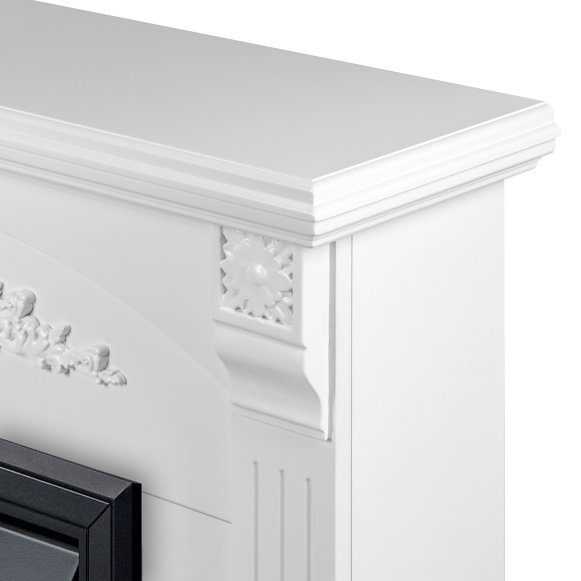 Каминокомплект Firelight Barocco Classic с очагом Electrolux EFP/P-1020LS белый