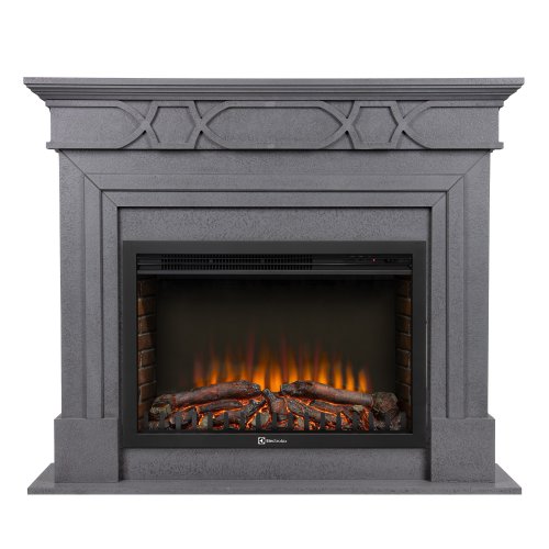 Каминокомплект Firelight Antico 30 с очагом Electrolux EFP/P-3020LS N серый — фото 1