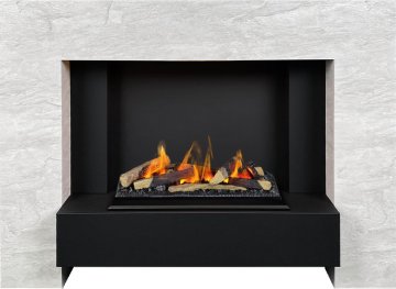 Каминокомплект Dimplex Tokyo с очагом Cassette 600 LNH-INT (с дровами) скол камня лайт