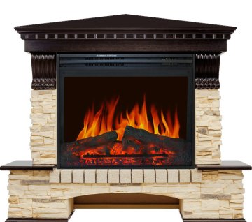 Каминокомплект Royal Flame Pierre Luxe сланец угловой c очагом Jupiter FX New