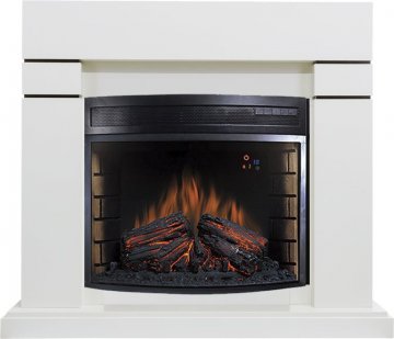 Каминокомплект Royal Flame Lindos алебастр с очагом Dioramic 28 LED FX