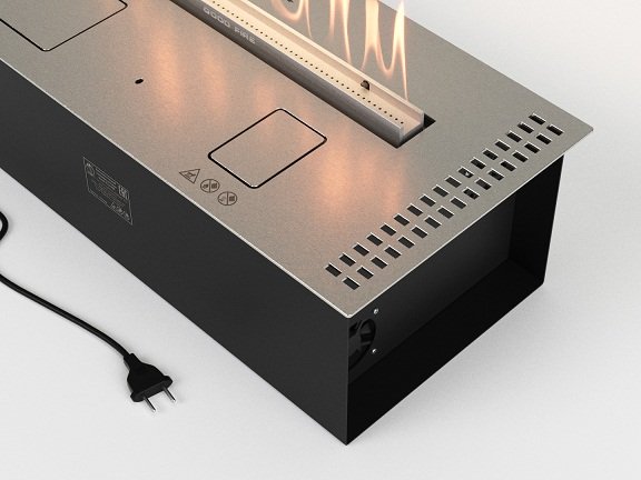 Изображение товара Автоматический биокамин Lux Fire Good Fire 600 RC INOX с дистанционным управлением