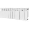 Биметаллический радиатор отопления Stout Vega 200 12 секций боковое подключение белый RAL 9016