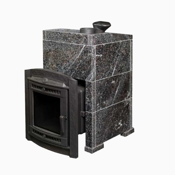 Печь банная PROMetall Атмосфера XL в облицовке Амфиболит