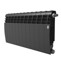 Биметаллический радиатор отопления Royal Thermo BiLiner 350 Noir Sable VR80 12 секций